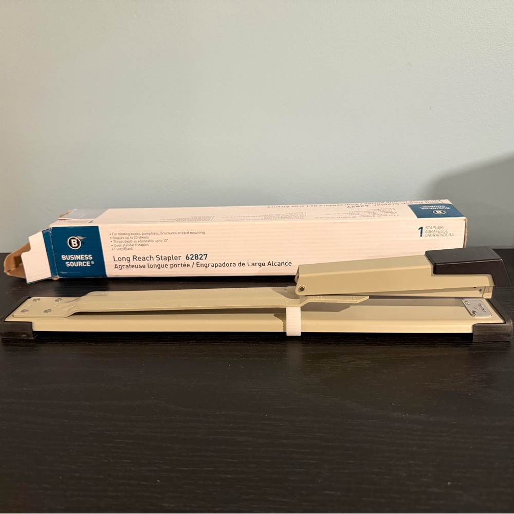 Long Reach Stapler - Beige